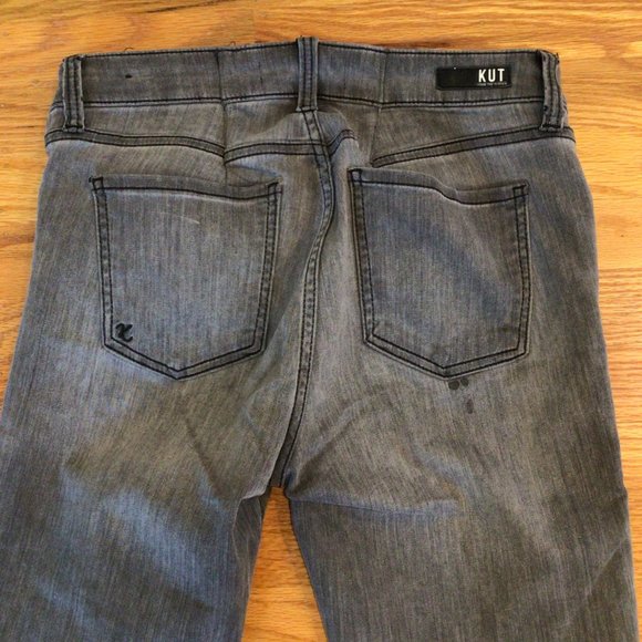 Kut from the Kloth Size 4 Grey Skinny zip ankle - Picture 3 of 16